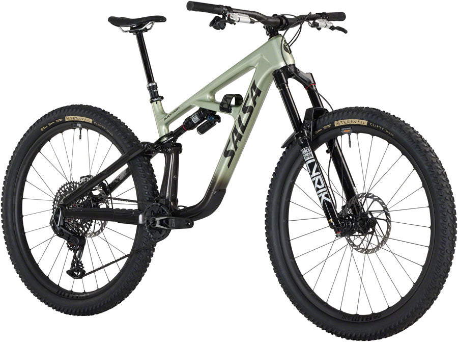 Salsa BLKthorn 145 C XO AXS Trasmission Bike - 29" Carbon Coffee BLK / Sage Small-Goodwynn'sGoodwynn's