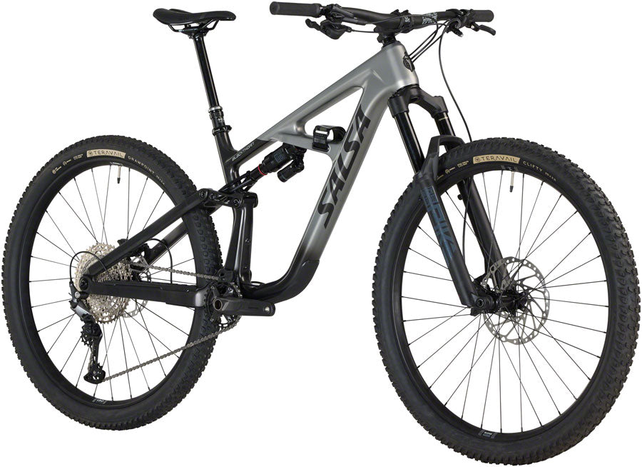 Salsa Blackthorn 125 C Deore 12 Bike - 29" Carbon Coffee Black /Smoke Large