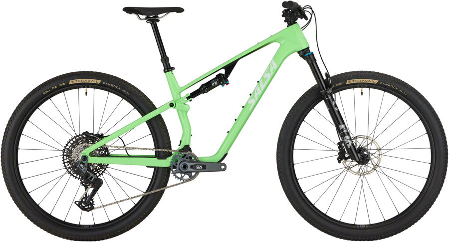 Salsa Spearfish C Deluxe GX AXS Transmission Bike - 29" Carbon Citrus Green Large-Goodwynn'sGoodwynn's