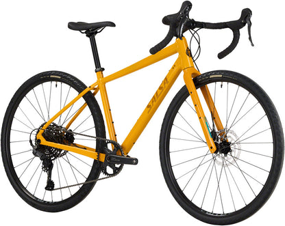 Salsa Journeyer Drop Bar Cues 1x11 Bike - 700c Aluminum Mustard 51cm