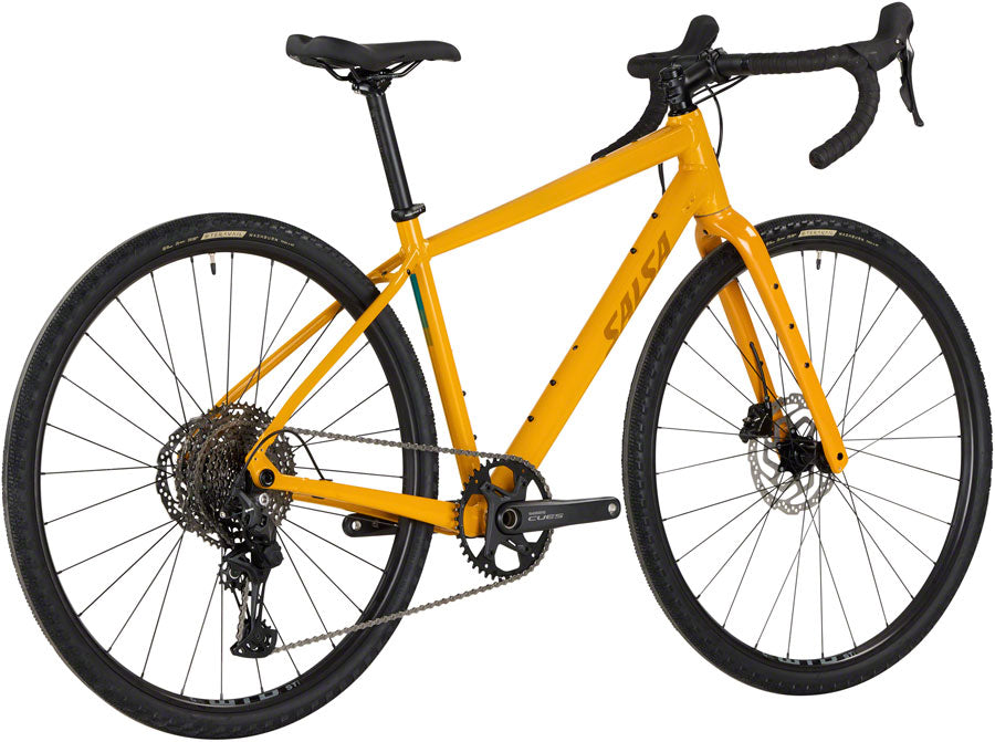 Salsa Journeyer Drop Bar Cues 1x11 Bike - 700c Aluminum Mustard 51cm-Goodwynn'sGoodwynn's