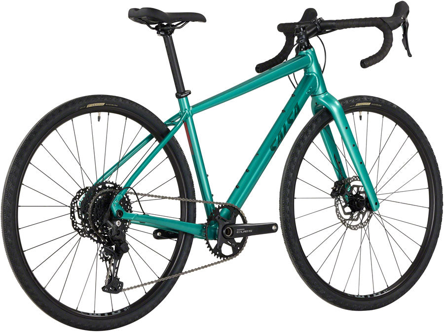 Salsa Journeyer Drop Bar Cues 1x10 Bike - 700c Aluminum Teal Green 51cm-Goodwynn'sGoodwynn's