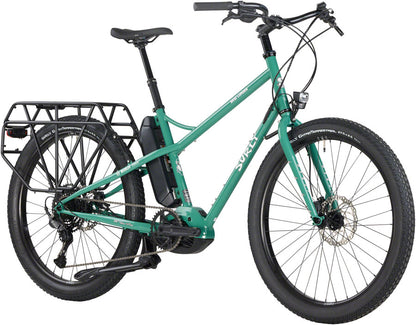 Surly Skid Loader Cargo Ebike - 27.5 Steel Illegal Smile Green Large