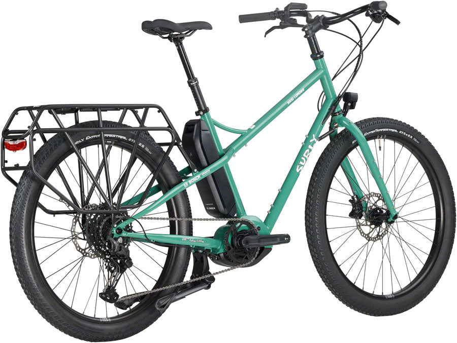 Surly Skid Loader Cargo Ebike - 27.5 Steel Illegal Smile Green Medium-Goodwynn'sGoodwynn's