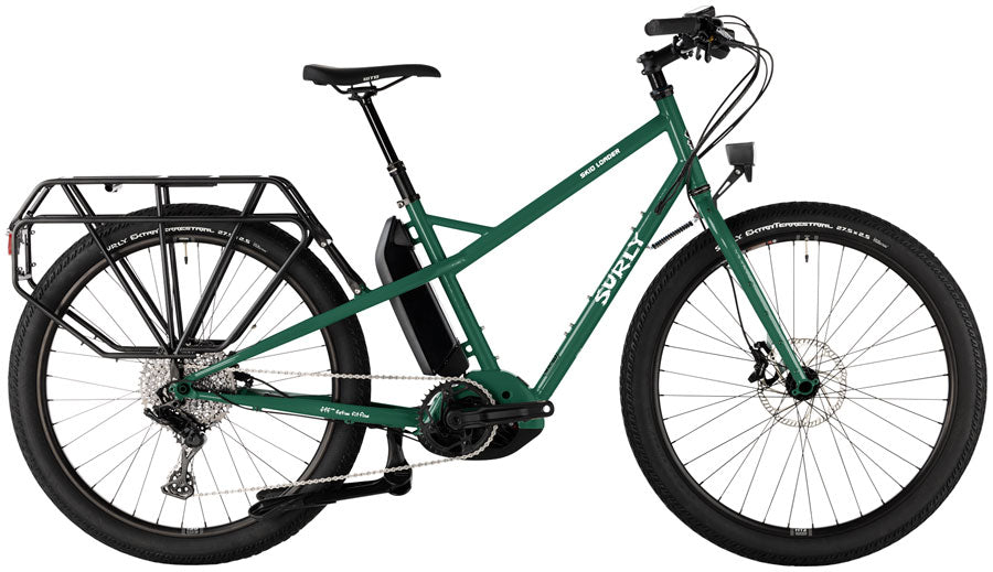Surly Skid Loader Cargo Ebike - 27.5 Steel Illegal Smile Green Small-Goodwynn'sGoodwynn's