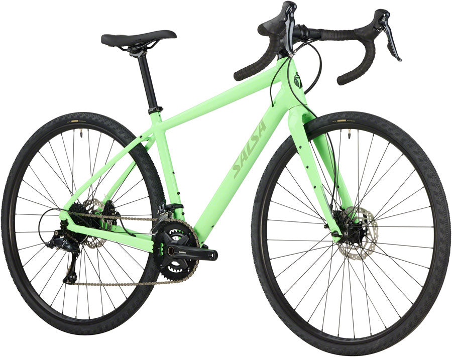 Salsa Journeyer Drop Bar Sora 2x9 Bike - 700c Aluminum Citrus Green 53cm-Goodwynn'sGoodwynn's