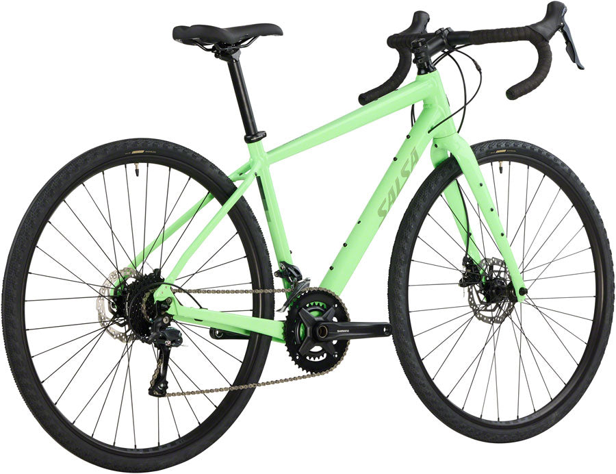 Salsa Journeyer Drop Bar Sora 2x9 Bike - 700c Aluminum Citrus Green 60cm-Goodwynn'sGoodwynn's