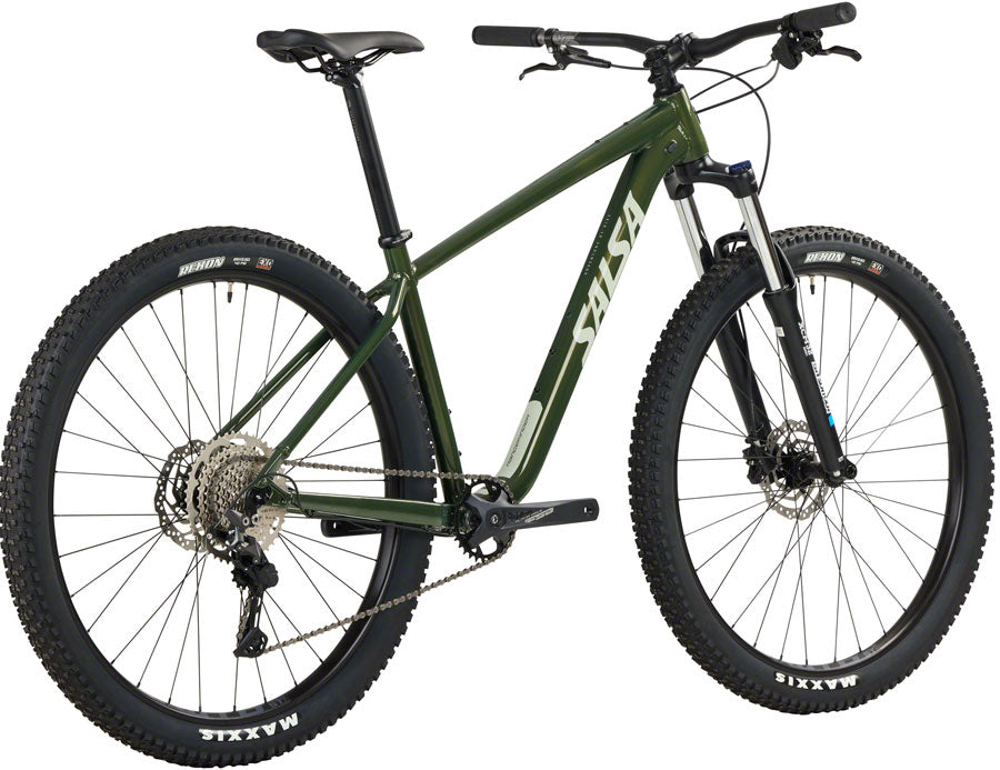 Salsa Rangefinder Deore 10 29 Bike - 29" Aluminum Dark Moss Green Medium