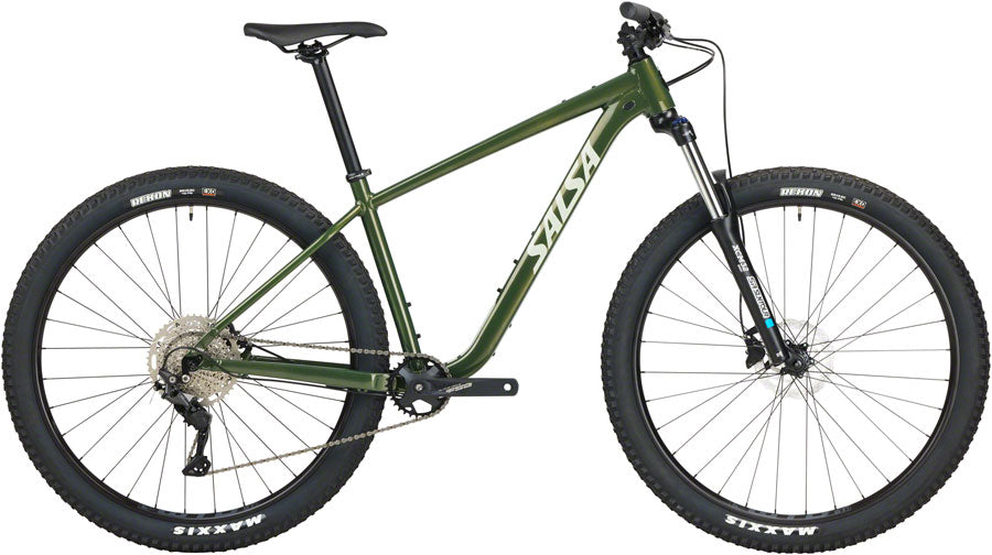 Salsa Rangefinder Deore 10 29 Bike - 29" Aluminum Dark Moss Green Medium-Goodwynn'sGoodwynn's