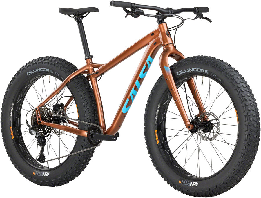 Salsa Heyday! Cues Fat Tire Bike - 26" Aluminum Bronze Small-Goodwynn'sGoodwynn's
