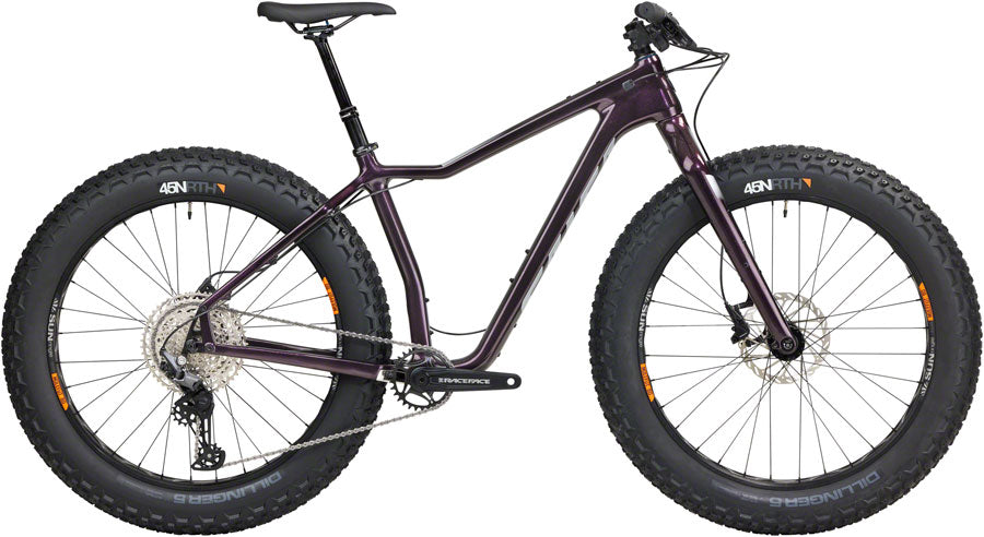 Salsa Heyday! C Deore 12 Fat Tire Bike - 26" Carbon Black Cherry X-Small-Goodwynn'sGoodwynn's