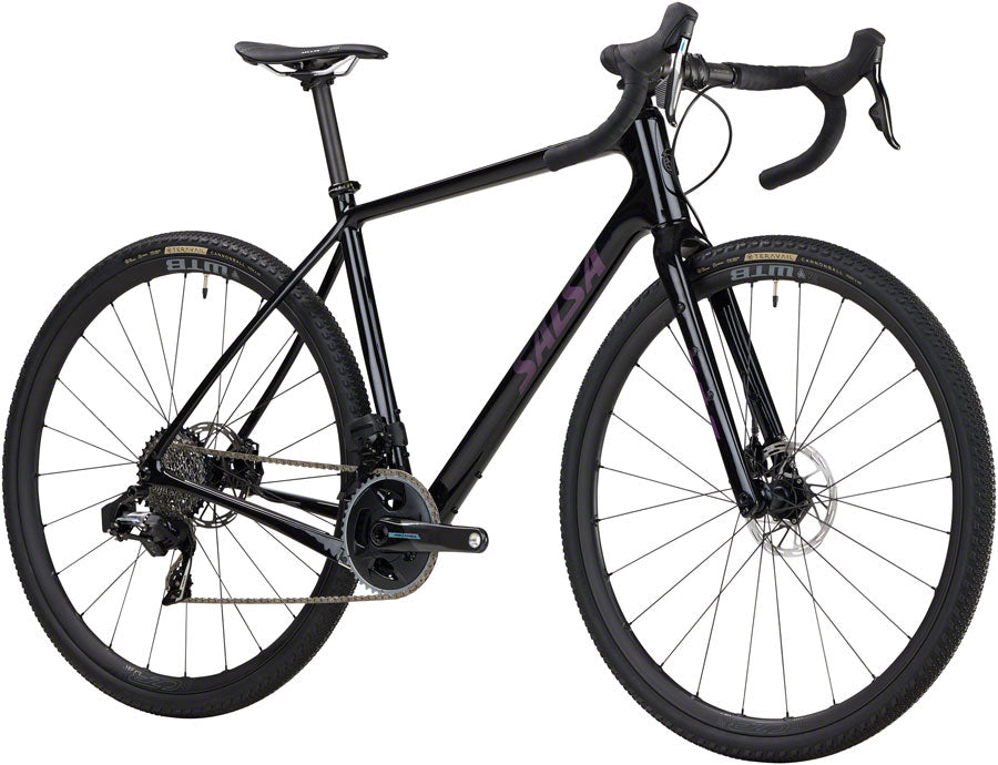 Salsa Warbird C Force AXS Wide Bike - 700c Carbon Gloss Black 57.5cm-Goodwynn'sGoodwynn's