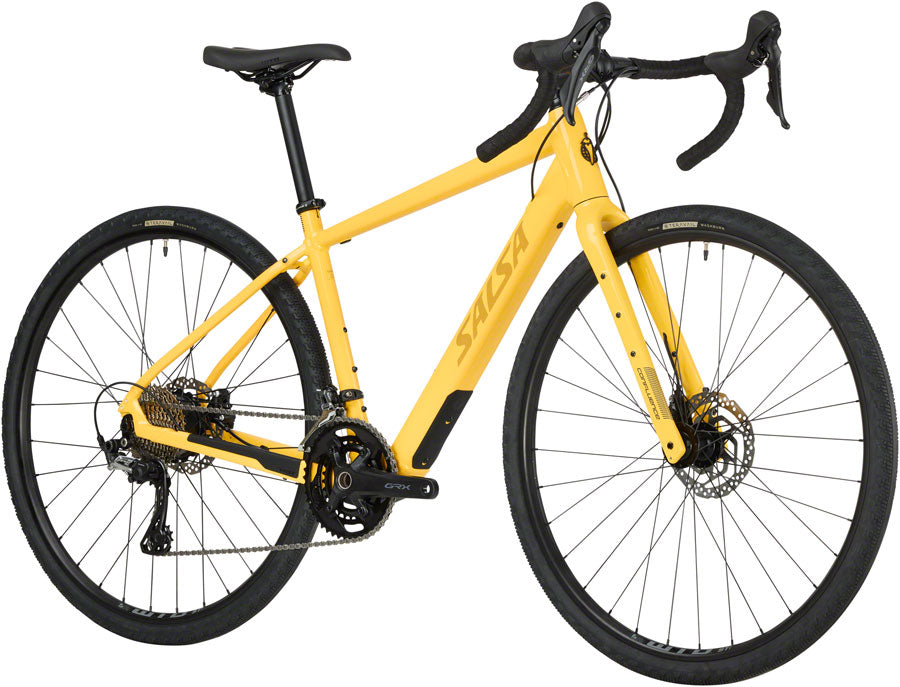 Salsa Confluence Drop Bar GRX 600 2x Ebike - 700c Aluminum Yellow 49cm-Goodwynn'sGoodwynn's