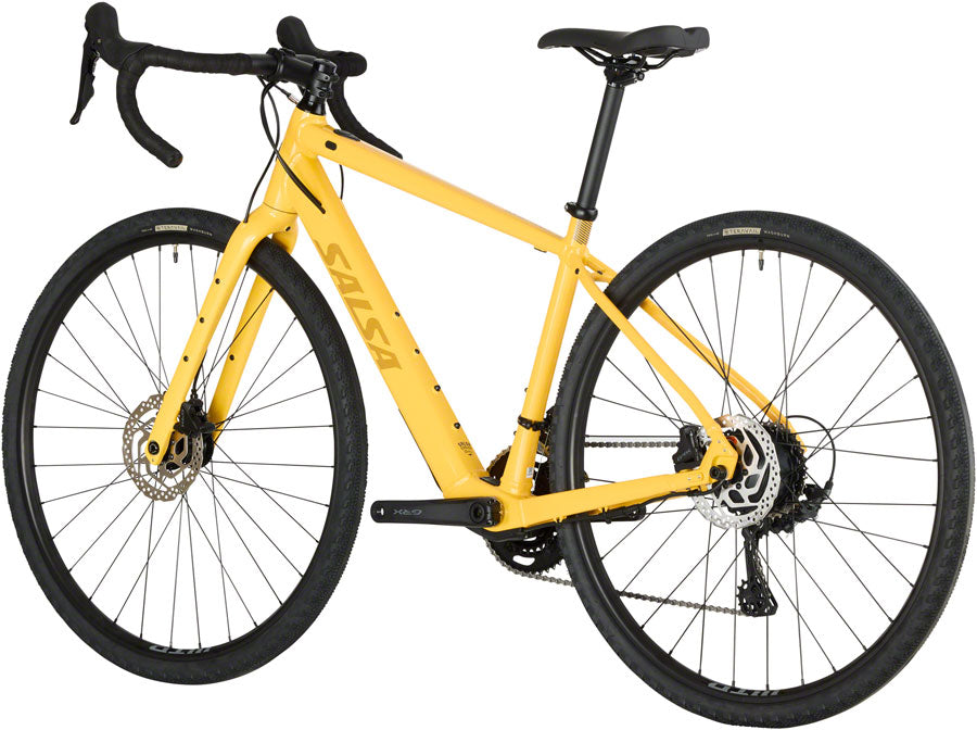 Salsa Confluence Drop Bar GRX 600 2x Ebike - 700c Aluminum Yellow 57cm-Goodwynn'sGoodwynn's