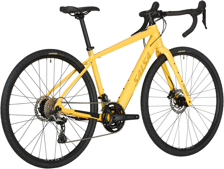 Salsa Confluence Drop Bar GRX 600 2x Ebike - 700c Aluminum Yellow 53cm-Goodwynn'sGoodwynn's