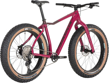 Salsa Mukluk Carbon XT Fat Tire Bike - 26" Carbon Purple Small