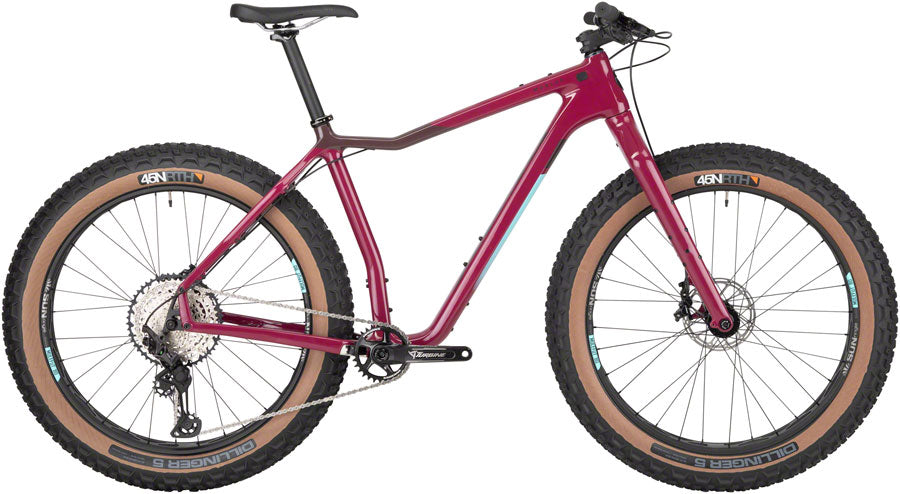 Salsa Mukluk Carbon XT Fat Tire Bike - 26" Carbon Purple Small-Goodwynn'sGoodwynn's