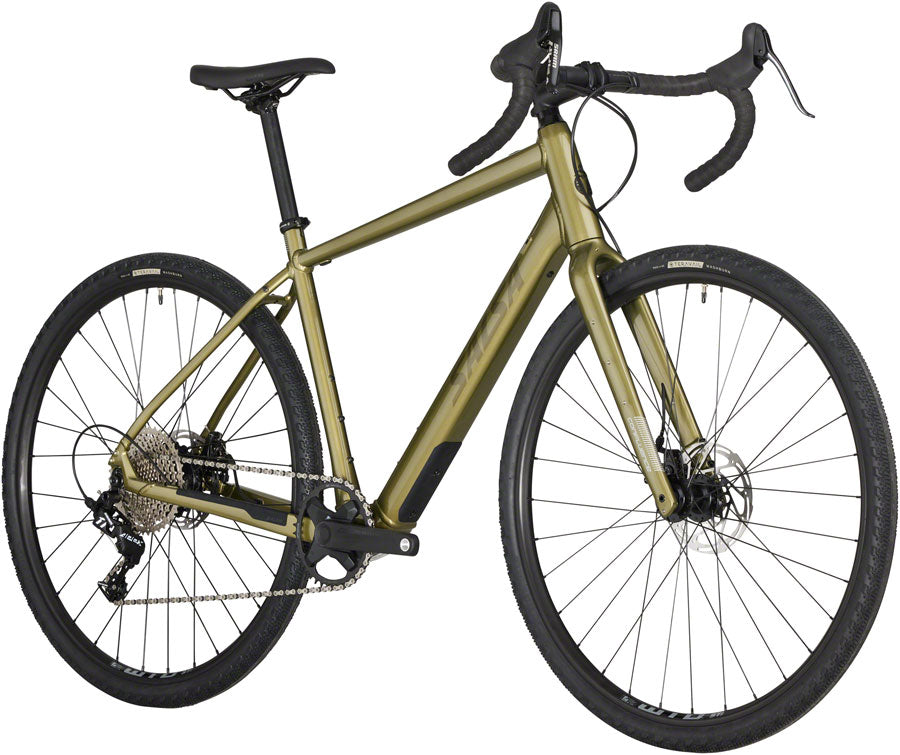 Salsa Confluence Drop Bar Apex 1 Ebike - 700c Aluminum Avocado Green 57cm-Goodwynn'sGoodwynn's