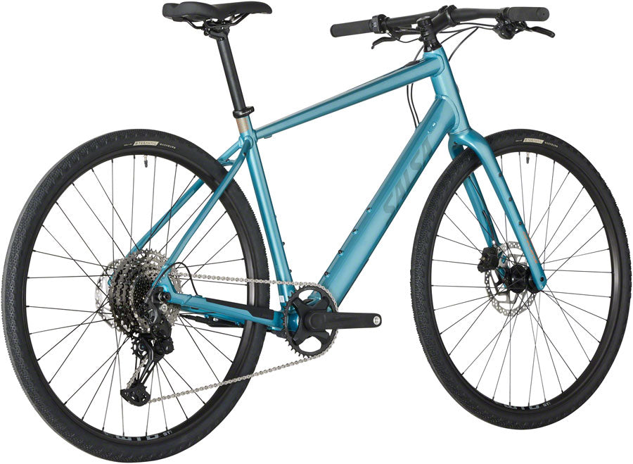 Salsa Confluence Flat Bar Cues 11 Ebike - 700c Aluminum Dark Cyan X-Small-Goodwynn'sGoodwynn's