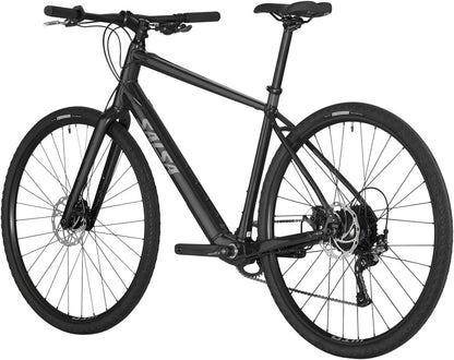 Salsa Confluence Flat Bar Altus 1x9 Ebike - 700c Aluminum Black Medium