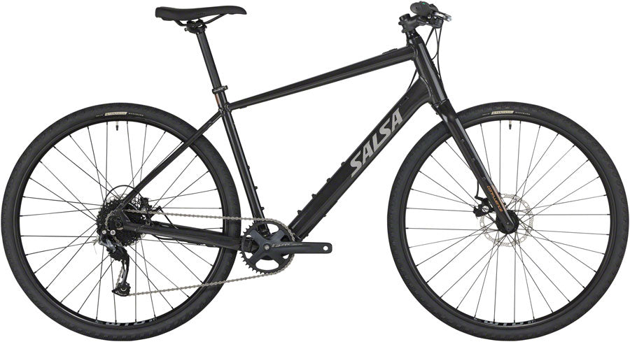 Salsa Confluence Flat Bar Altus 1x9 Ebike - 700c Aluminum Black Medium-Goodwynn'sGoodwynn's