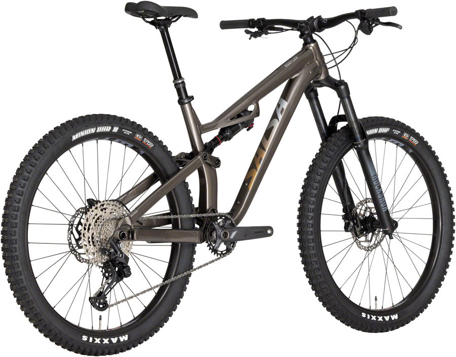 Salsa Rustler Deore 12 Bike - 27.5" Aluminum Gray Medium-Goodwynn'sGoodwynn's