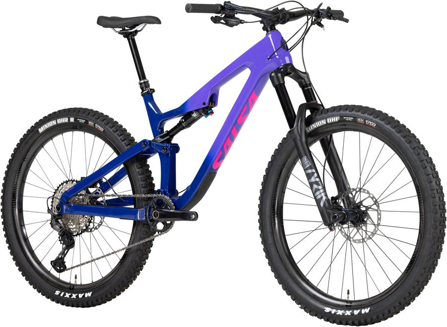 Salsa Rustler Carbon XT Bike - 27.5" Carbon Purple Fade X-Large-Goodwynn'sGoodwynn's