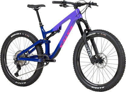 Salsa Rustler Carbon XT Bike - 27.5" Carbon Purple Fade Large