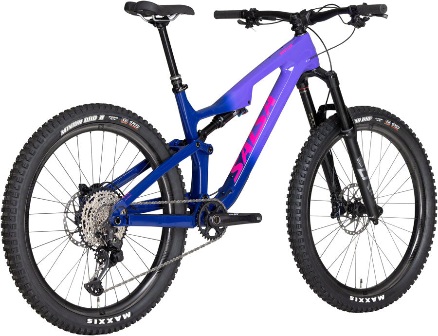Salsa Rustler Carbon XT Bike - 27.5" Carbon Purple Fade Large-Goodwynn'sGoodwynn's