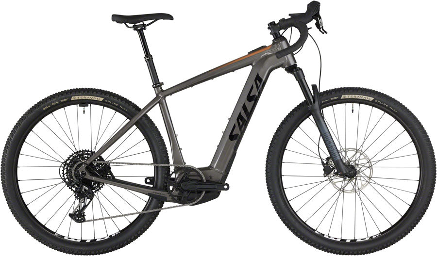 Salsa Tributary Apex Eagle SUS Ebike - 29" Aluminum Charcoal X-Large-Goodwynn'sGoodwynn's