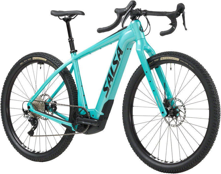 Salsa Tributary GRX 600 Ebike - 29" Aluminum Teal Small-Goodwynn'sGoodwynn's