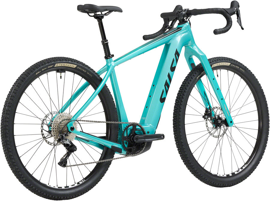 Salsa Tributary GRX 600 Ebike - 29" Aluminum Teal Large