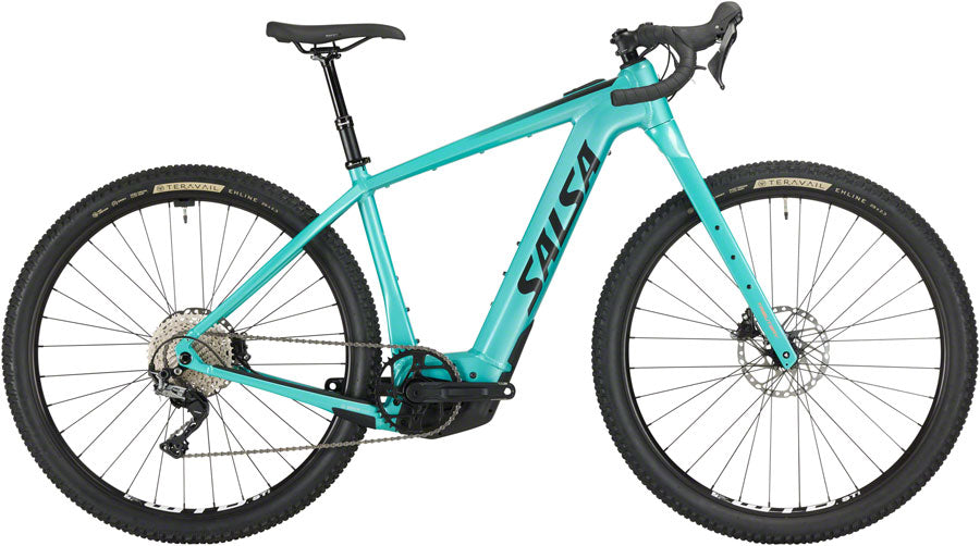 Salsa Tributary GRX 600 Ebike - 29" Aluminum Teal X-Small-Goodwynn'sGoodwynn's