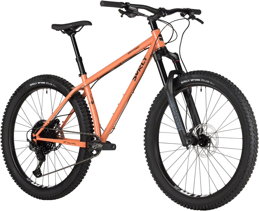 Surly Karate Monkey Front Suspension Bike - 27.5" Steel Peach Salmon Sundae Medium-Goodwynn'sGoodwynn's