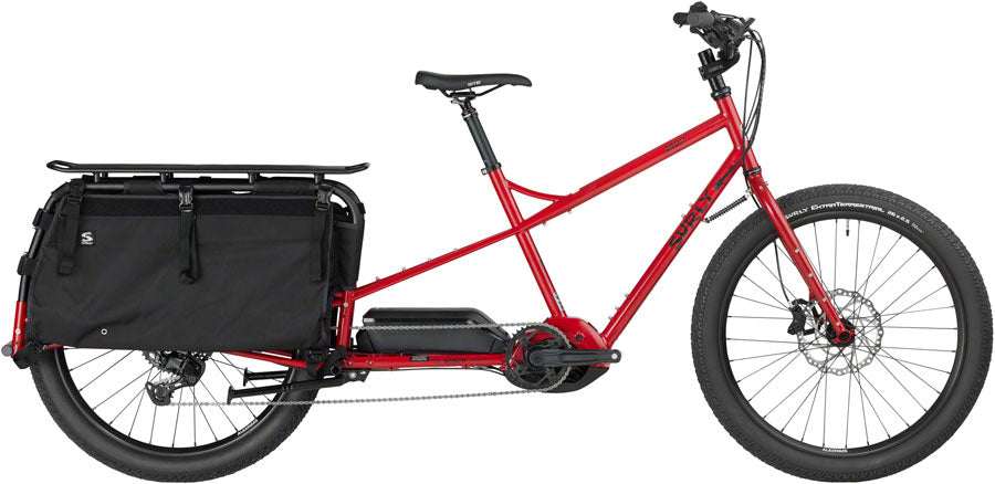 Surly Big Easy Cargo Ebike - 26" Steel Pile of Bricks Red Small-Goodwynn'sGoodwynn's