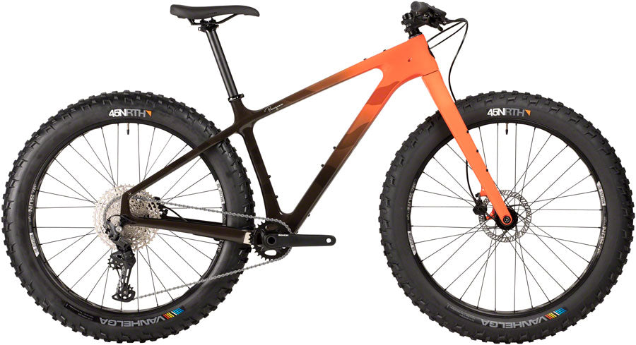 Salsa Beargrease Carbon Deore 11spd Fat Tire Bike - 27.5" Carbon Red Fade X-Large-Goodwynn'sGoodwynn's