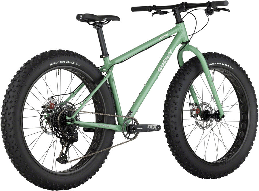 Surly Wednesday Fat Bike - 26" Steel Shangri-La Green Medium-Goodwynn'sGoodwynn's