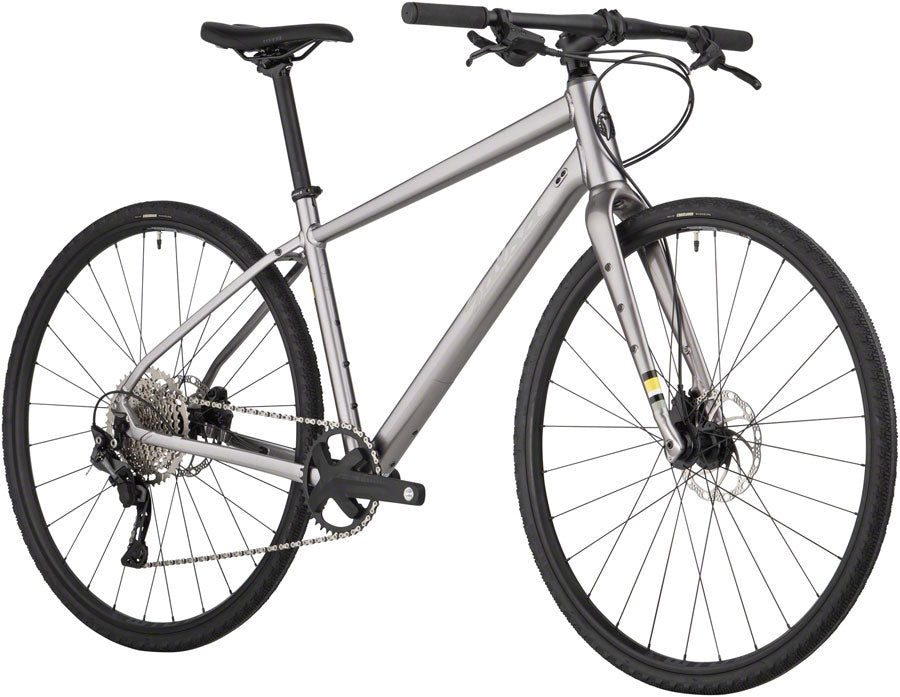 Salsa Journeyer Flat Bar Deore 10 700 Bike - 700c Aluminum Ash Grey XL