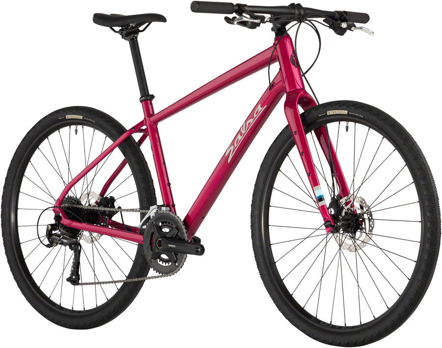 Salsa Journeyer Flat Bar Altus 650 Bike - 650b Aluminum Ruby Red MD