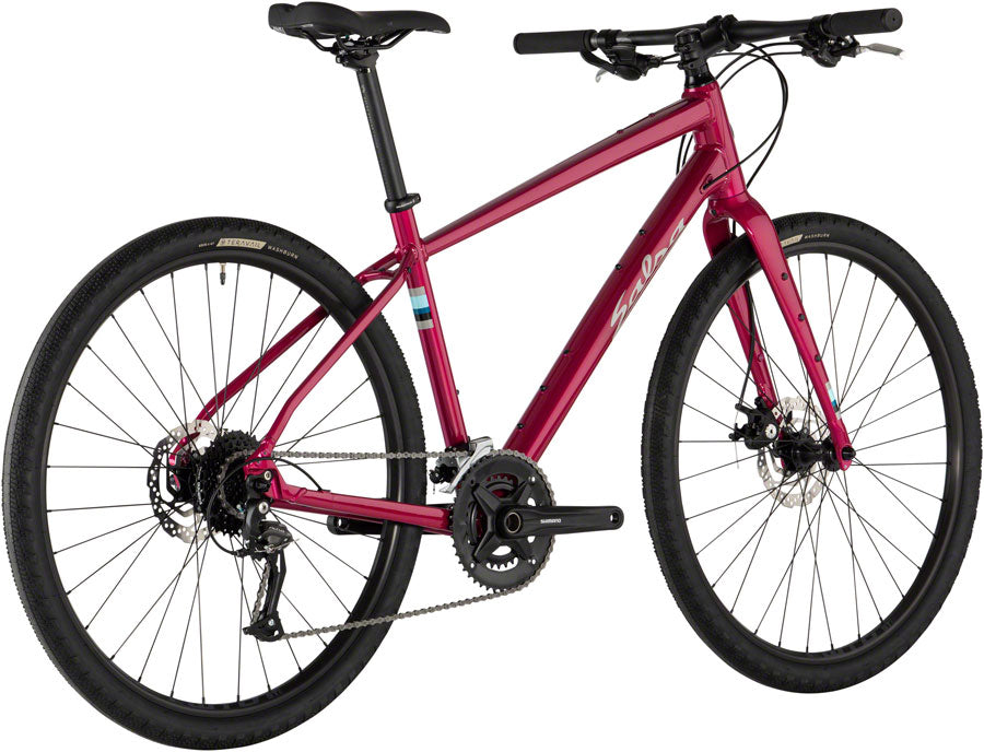 Salsa Journeyer Flat Bar Altus 650 Bike - 650b Aluminum Ruby Red XS