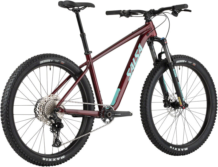 Salsa Rangefinder Deore 12 27.5+ Bike - 27.5" Aluminum Dark Red X-Small-Goodwynn'sGoodwynn's