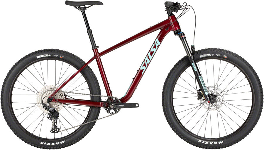 Salsa Rangefinder Deore 12 27.5+ Bike - 27.5" Aluminum Dark Red X-Large-Goodwynn'sGoodwynn's