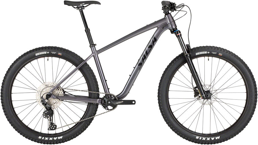 Salsa Rangefinder Deore 11 27.5+ Bike - 27.5" Aluminum Dark Gray X-Small-Goodwynn'sGoodwynn's