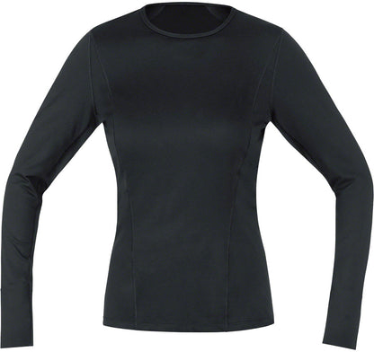Gorewear M Base Layer Long Sleeve Shirt - Black Womens Small
