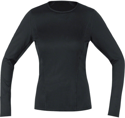 Gorewear Base Layer Thermo Long Sleeve Shirt - Black Womens Small