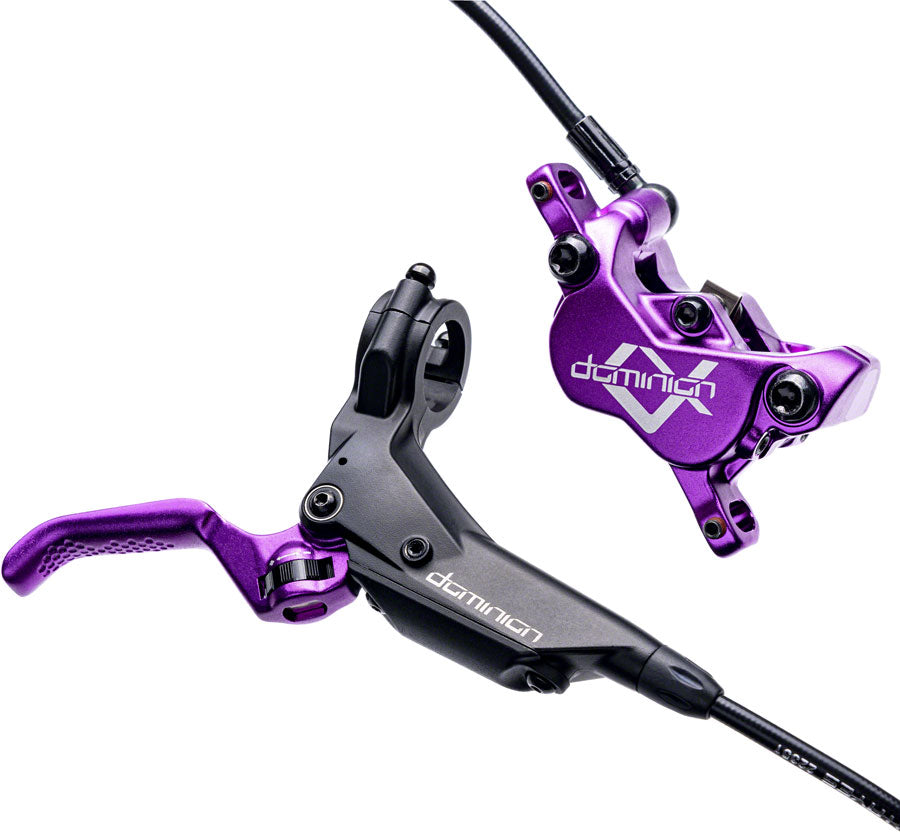 Hayes Dominion A4 Disc Brake Lever - Front Rear Hydraulic Post Mount Purple/BLK-Goodwynn'sGoodwynn's