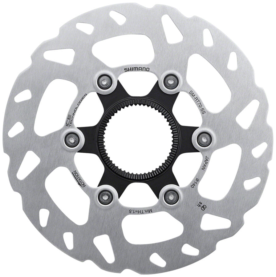 Shimano SLX SM-RT70-SSI Disc Brake Rotor - 140mm Center Lock Silver-Goodwynn'sGoodwynn's