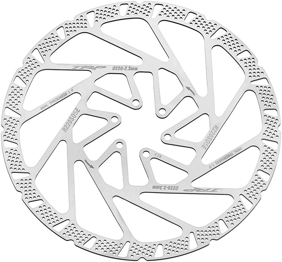 TRP S05E Race Disc Brake Rotor - 220mm 6-Bolt 2.3mm Rust Blocker Treatment-Goodwynn'sGoodwynn's