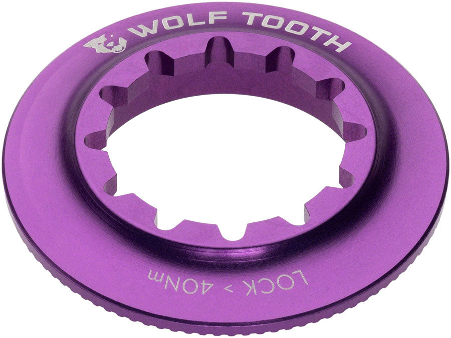 Wolf Tooth Centerlock Rotor Lockring - Internal Splined Ultraviolet Purple-Goodwynn'sGoodwynn's