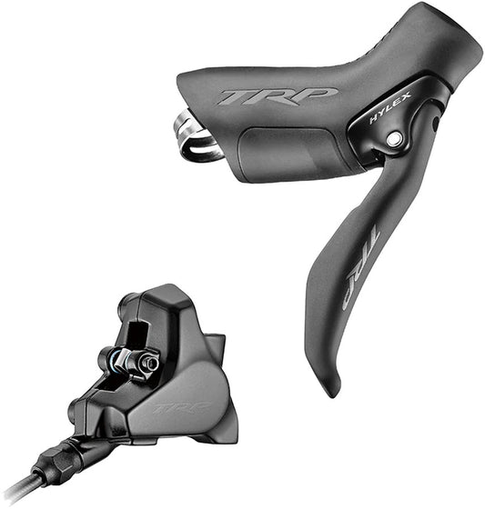 TRP Hylex Disc Brake Lever - Right Hydraulic 2-Piston 1900mm Hose Flat Mount BLK-Goodwynn's
